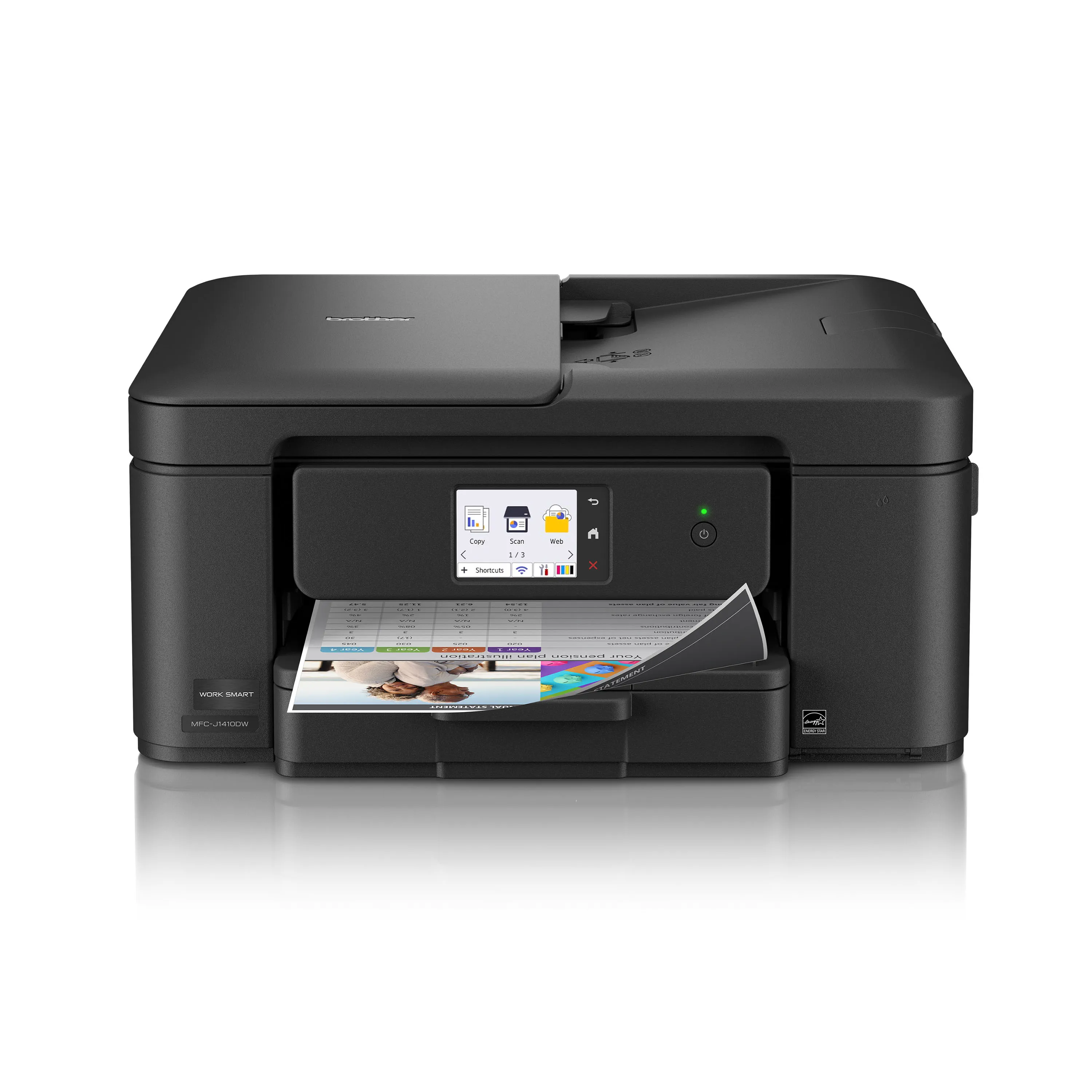 Brother Work Smart 1410 Wireless Color Inkjet All-in-One Printer